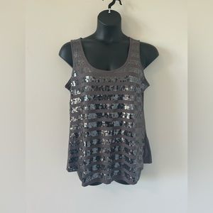 Garnet Hill Shimmering Tank Top Women’s Size XL